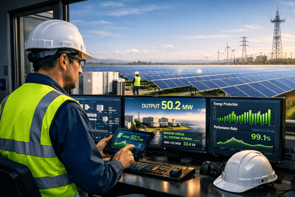 Dịch vụ O&M nhà máy điện mặt trời 50MW