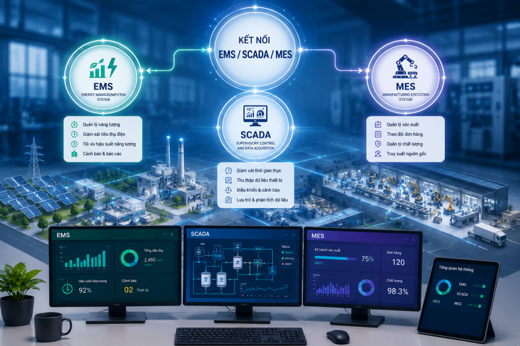 Kết nối EMS/SCADA/MES