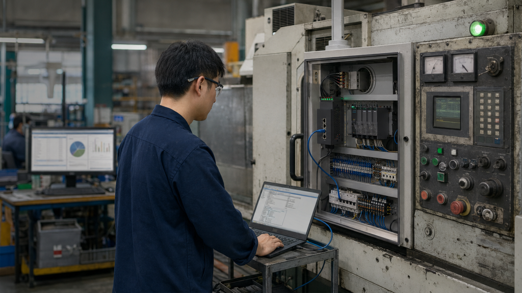 Kết nối máy cũ lên MES / ERP